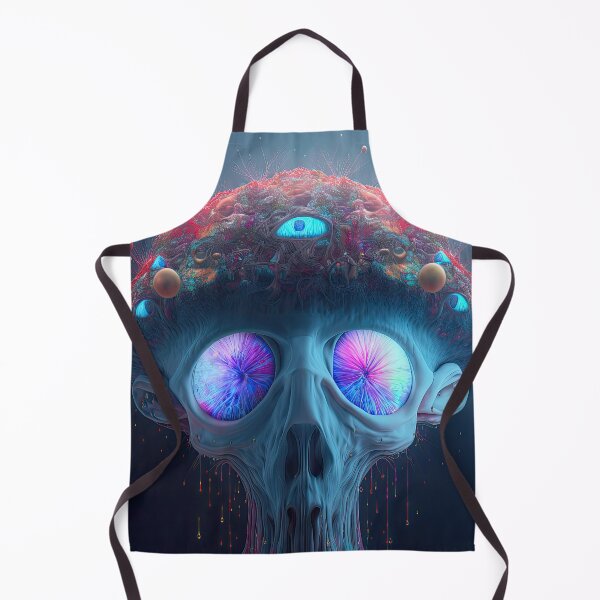 Item preview, Glowing Trippy Skull Mushroom designed and sold by SeedDesign.