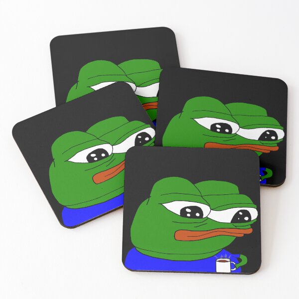Item preview, Rare Pepe Drinking Coffee designed and sold by Slav-Art.