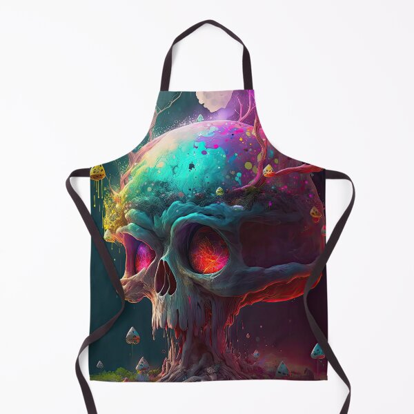 Item preview, Glowing Trippy Skull Mushroom designed and sold by SeedDesign.