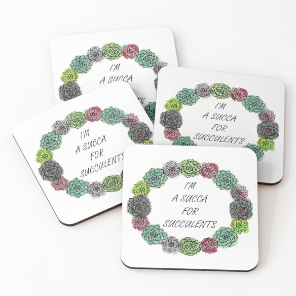 Item preview, I'm a Succa For Succulents designed and sold by LawsonFabrics.