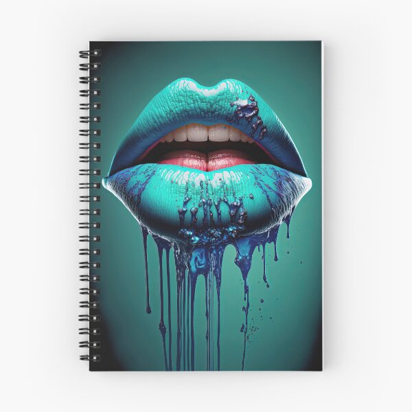 Item preview, Blue Green Retro Lips designed and sold by LividPhoto.