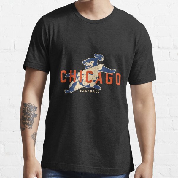 Chicago Cubs CHI baseball Bat Vintage Chicago Tri' Men's T-Shirt