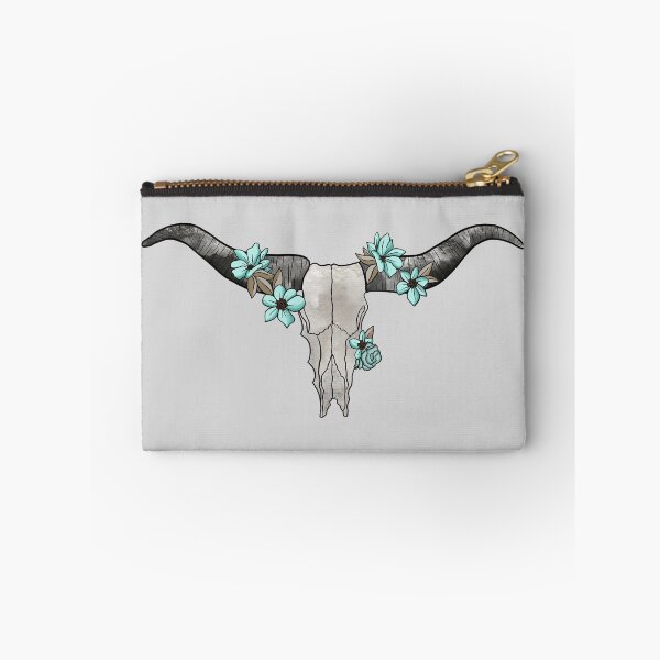 Item preview, Western Floral Steer Skull designed and sold by l-n-designs.
