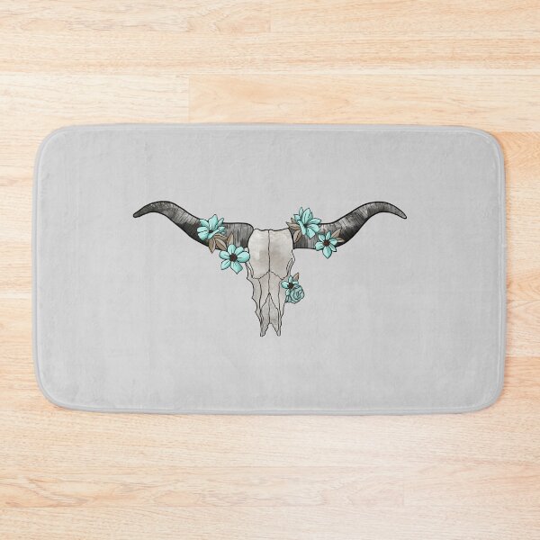 Item preview, Western Floral Steer Skull designed and sold by l-n-designs.