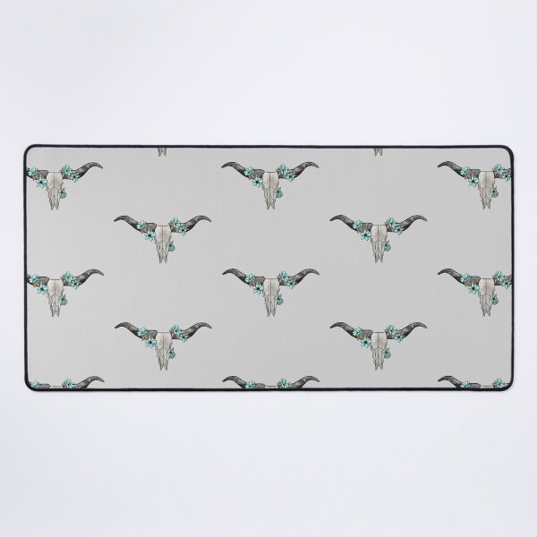 Item preview, Western Floral Steer Skull designed and sold by l-n-designs.