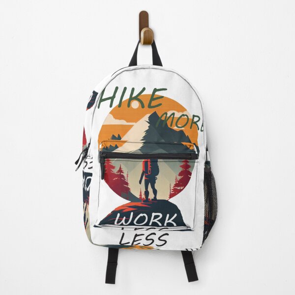 Item preview, Hike More Work Less | Hiking | Backpacking | Mountains | Outdoor Adventures | Nature | Work-Life Balance | Wellness designed and sold by ArtPowTech.