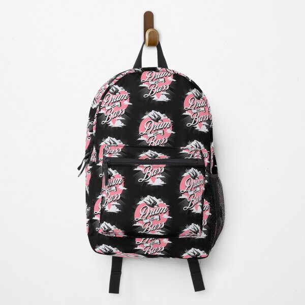 Item preview, DRUM AND BASS - Heart Of The BASS Vintage (Pink) designed and sold by Discothreadz.
