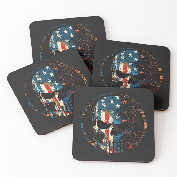 Item preview, USA Skull designed and sold by stroker88.