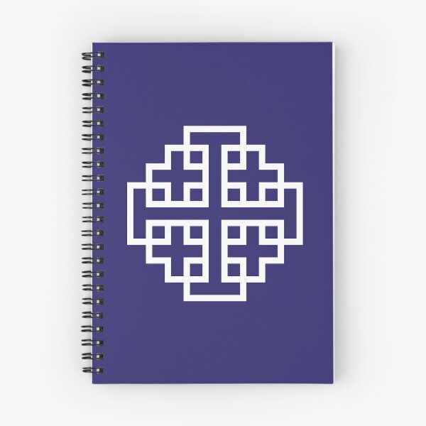 Item preview, Jerusalem Cross - White Over Blue designed and sold by joshcartoonguy.