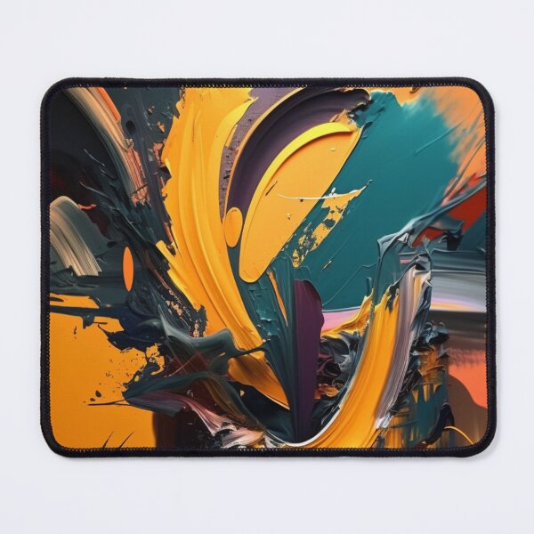 Item preview, Large abstract yellow painting, extra-large canvas abstract orange painting, contemporary art, modern oil painting designed and sold by VisionArtist Ca.