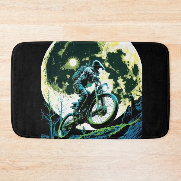 Item preview, Astronaut Riding Bicycle-Exploring The Moon designed and sold by FridPix.