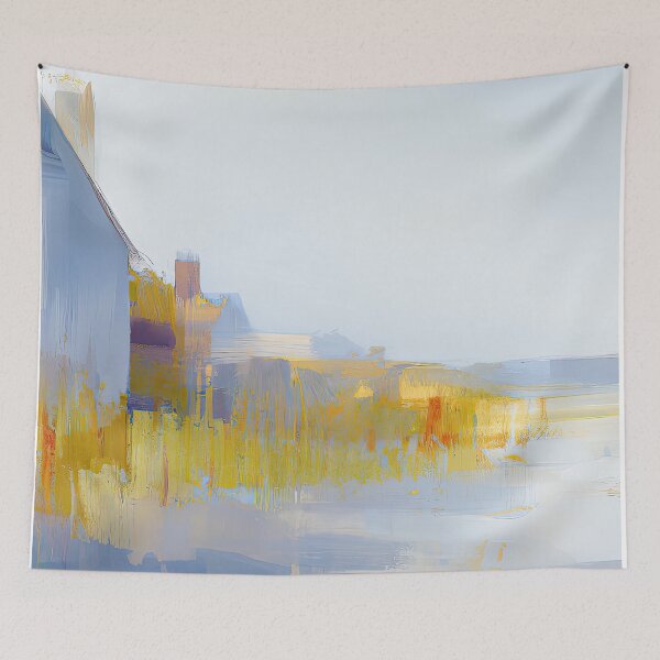 Item preview, Nautical Nature: Tranquil Coastal Unframed AI Generated Fine Art Design - Contemporary Modern Design designed and sold by ArtPrintsAi.
