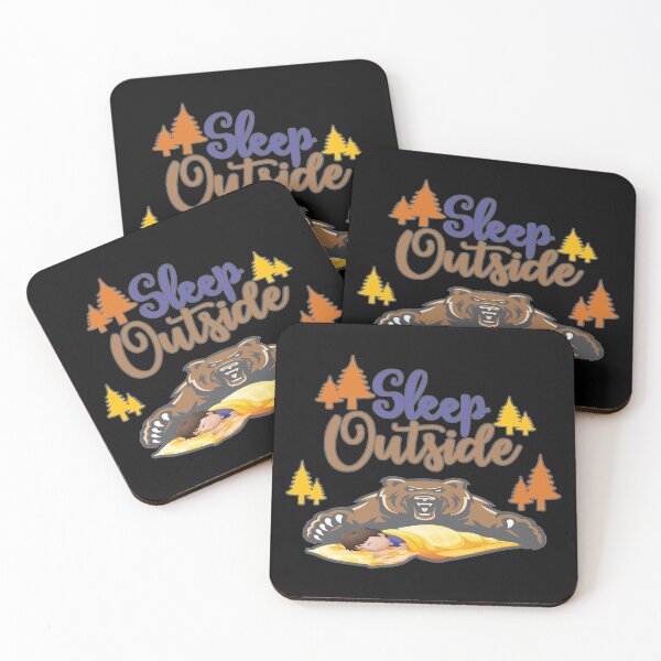 Item preview, Sleep Outside Pun Nature Motivation and Encouragement designed and sold by FuddalanDesigns.