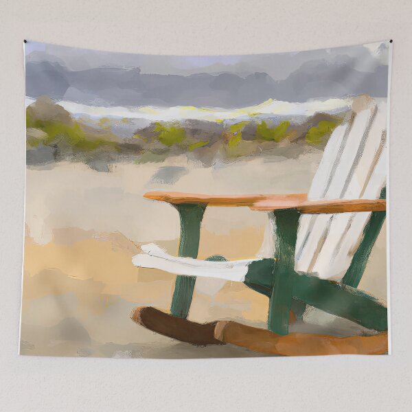 Item preview, Cool Tones of the Coast: Elegant Unframed AI Generated Fine Art Design - Contemporary Modern Design designed and sold by ArtPrintsAi.