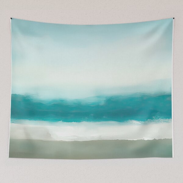 Item preview, Coastal Soothing: Neutral Unframed Print, AI Generated Fine Art Design - Contemporary Modern Design designed and sold by ArtPrintsAi.