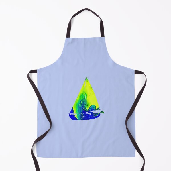 Item preview, Azure Isles Sailing - Original Fluid Acrylic Abstract Painting designed and sold by lumino-one.