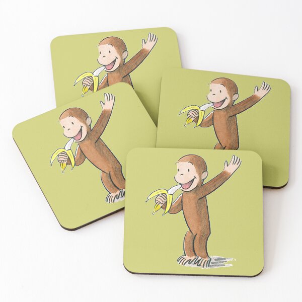 Item preview, Curious George eating a banana. designed and sold by HarleyAkhtar.