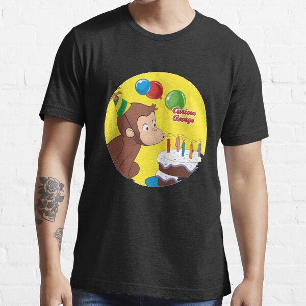 curious george mens shirt