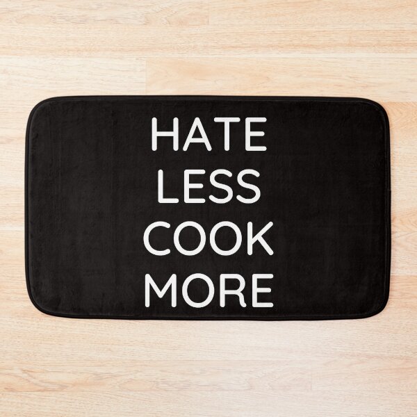 Item preview, Hate Less Cook More Chef Cooking Home Cook Peace Lover  designed and sold by MagicSD Designs.