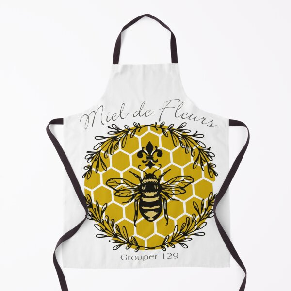 Item preview, Bee on a Honeycomb with a Fleur de Lis designed and sold by Creation Station Boutique USA.