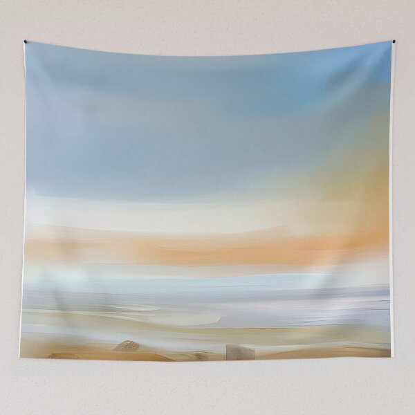 Item preview, Seaside Soothing: Neutral Wall Art Decor, AI Generated Fine Art Design - Contemporary Modern Design designed and sold by ArtPrintsAi.