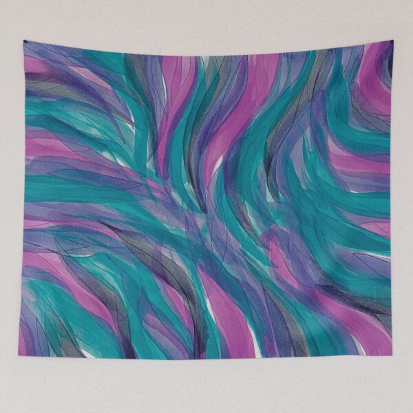 Item preview, Fuchsia Teal Splash Zone designed and sold by Alexandria Levin.