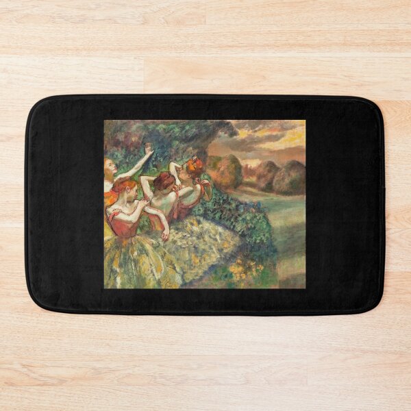 Item preview, Four Dancers by Edgar Degas designed and sold by VintageArtByIda.