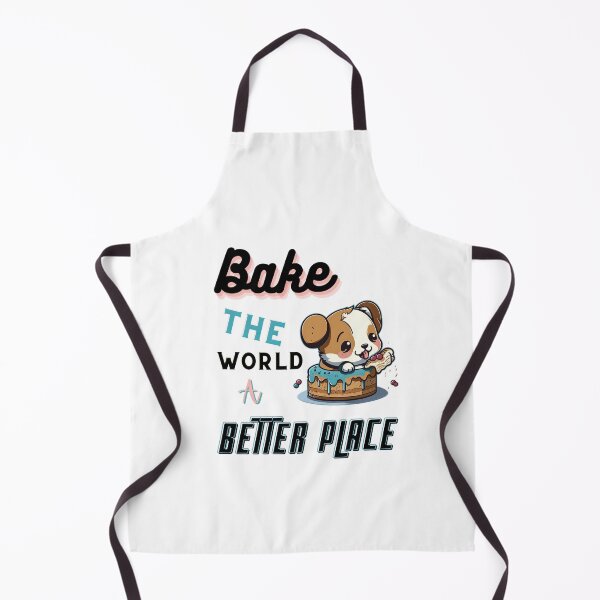 Item preview, Bake the World a Better Place Korgi Puppy Dog designed and sold by wildcrazylove.