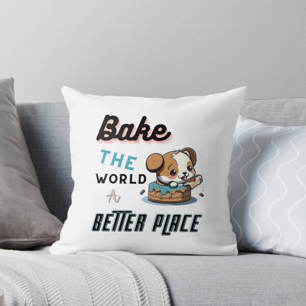 Item preview, Bake the World a Better Place Korgi Puppy Dog designed and sold by wildcrazylove.