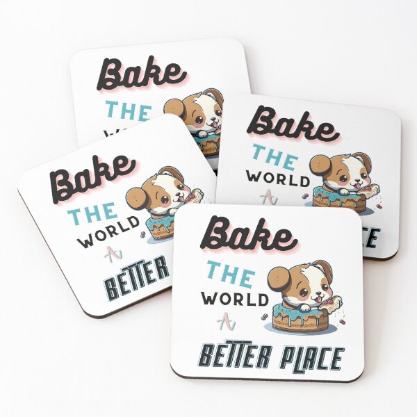 Item preview, Bake the World a Better Place Korgi Puppy Dog designed and sold by wildcrazylove.