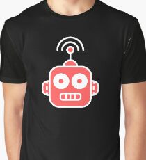 Retro Robot Icon Graphic T-Shirt