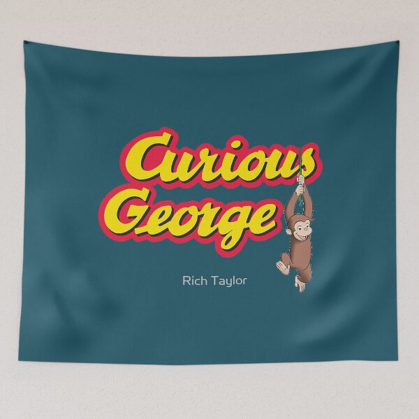 Item preview, CURIOUS GEORGE HANGING AROUND  designed and sold by HarleyAkhtar.