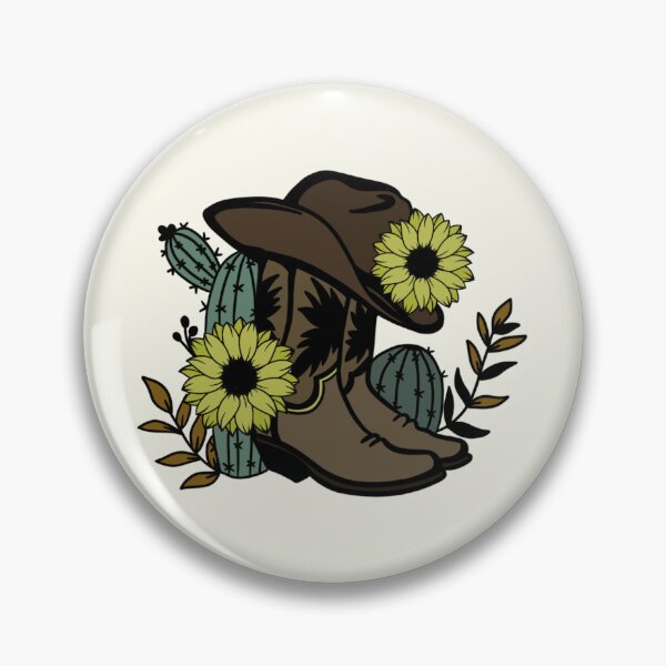 Item preview, Western Cowboy Cowgirl Boots and Sunflowers designed and sold by l-n-designs.