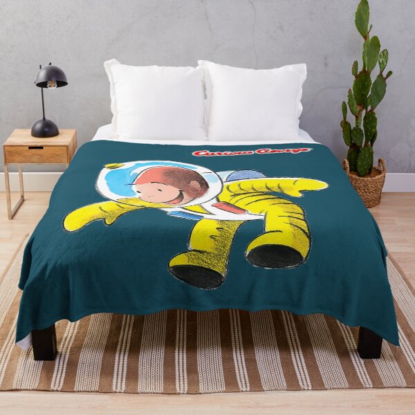 Item preview, Curious George Happy Astronaut  designed and sold by HarleyAkhtar.
