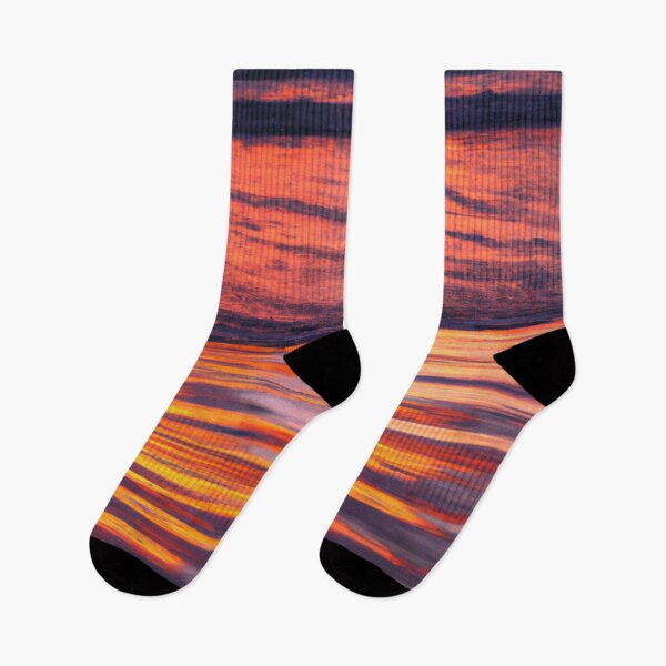 Item preview, Sunset reflecting on the ocean with bright colors  designed and sold by Matoo5062.