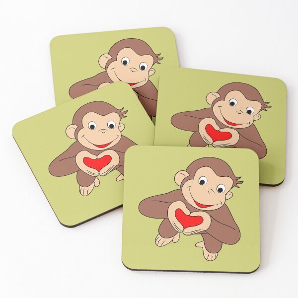 Item preview, Curious George Is All Heart  designed and sold by HarleyAkhtar.