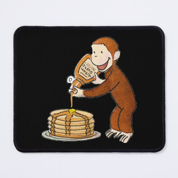 Item preview, Curious George making pancakes   designed and sold by HarleyAkhtar.