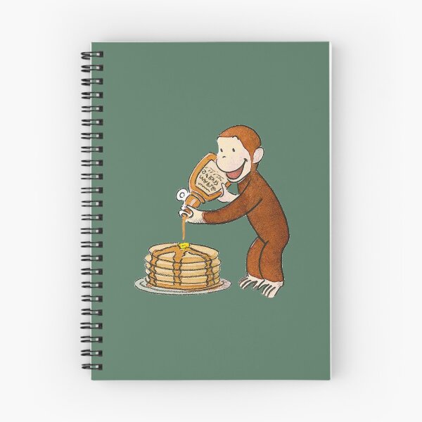 Item preview, Curious George making pancakes   designed and sold by HarleyAkhtar.