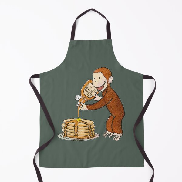 Item preview, Curious George making pancakes   designed and sold by HarleyAkhtar.