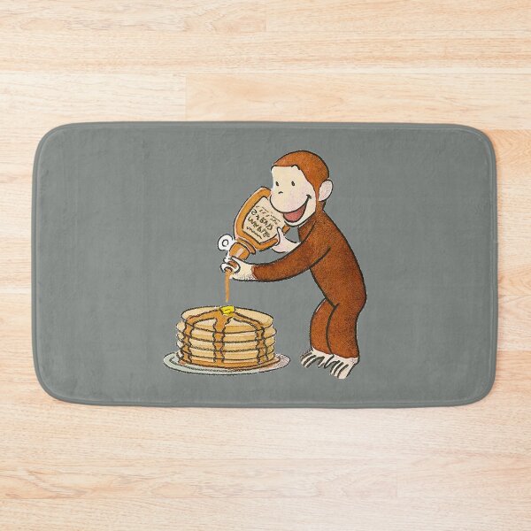 Item preview, Curious George making pancakes   designed and sold by HarleyAkhtar.