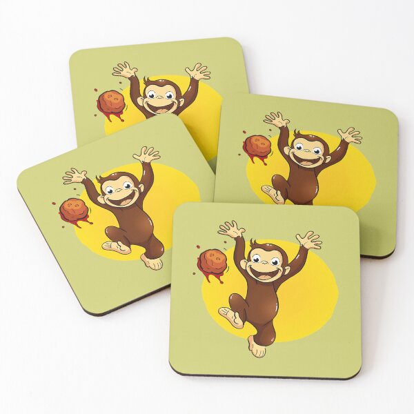 Item preview, curious george monkey happynes. designed and sold by HarleyAkhtar.
