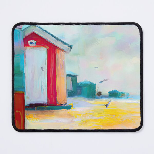 Item preview, Seaside Shades: Neutral Coastal Unframed AI Generated Fine Art Design - Contemporary Modern Design designed and sold by ArtPrintsAi.