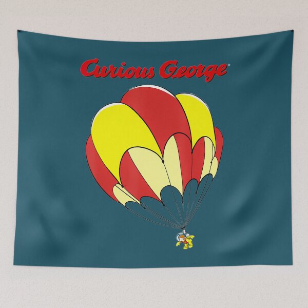 Item preview, Curious George Parachuting Space George . designed and sold by HarleyAkhtar.