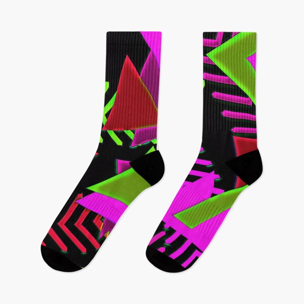 Item preview, Neon Techno Triangle H designed and sold by WildArtDesigns.