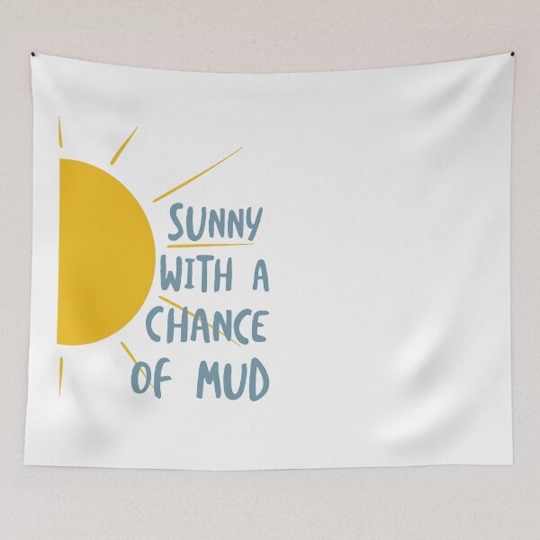 Item preview, Funny Quad Sunny With A Chance of Mud designed and sold by whyitsme.