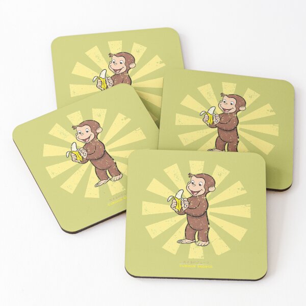 Item preview, Curious George Retro Japanese. designed and sold by HarleyAkhtar.