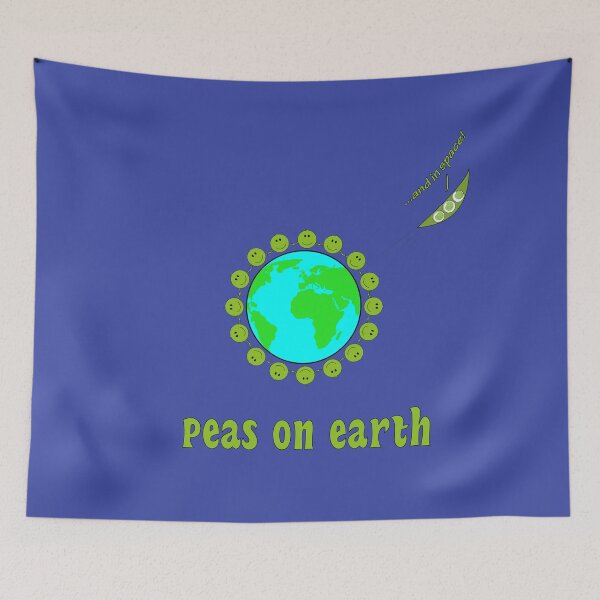 Item preview, Peas on earth (and in space!) designed and sold by shackledlettuce.