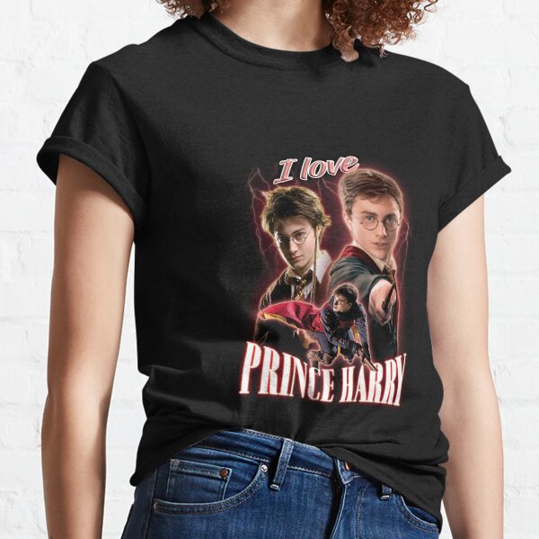 I Love Prince Harry Daniel Radcliffe Cursed Fan Collage Classic T-Shirt