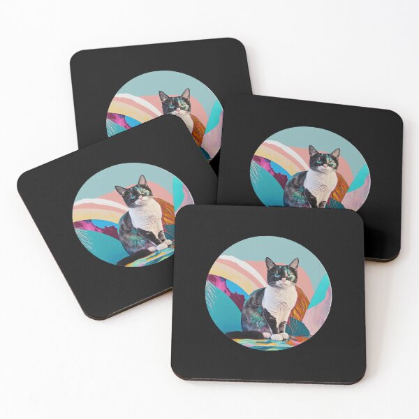 Item preview, Playful Warrior Cat Designs for Feline Lovers designed and sold by Cheeky Companions.
