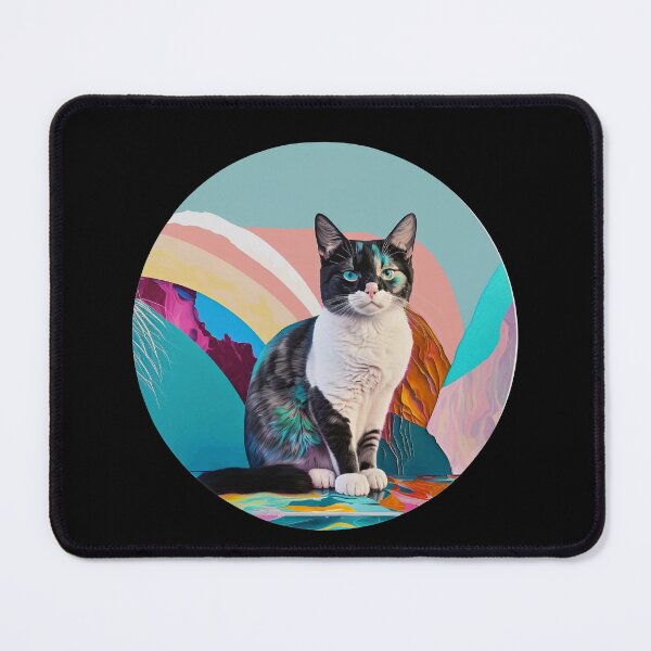 Item preview, Playful Warrior Cat Designs for Feline Lovers designed and sold by Cheeky Companions.